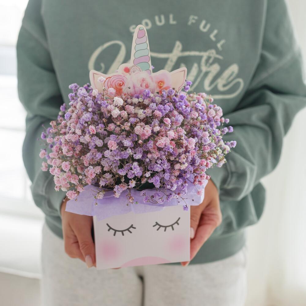 Единорожка, из гипсофилы